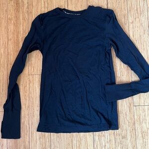 H&M sport long sleeve gym workout shirt size small black